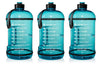 Gallon Water Bottle - BPA Free - 128 oz - Two Lids -H2OCoach