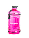 Gallon Water Bottle with Straw- BPA Free - 128 oz - Two Lids - H2OCoach