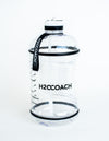 Gallon Water Bottle with Straw- BPA Free - 128 oz - Two Lids - H2OCoach