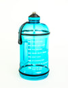 Gallon Water Bottle with Straw- BPA Free - 128 oz - Two Lids - H2OCoach