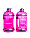 Gallon Water Bottle with Straw- BPA Free - 128 oz - Two Lids - H2OCoach