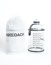 Gallon Water Bottle with Straw- BPA Free - 128 oz - Two Lids - H2OCoach