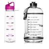 H2OCOACH - Drink Up 30 oz  Clear/Pink  and Transparent w. Black 1 Gallon Set - 2 Quantity