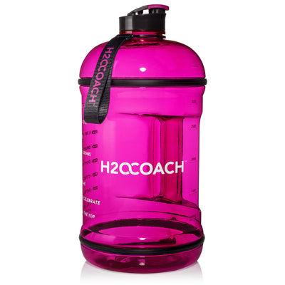 Gallon Water Bottle - BPA Free - 128 oz - Two Lids -H2OCoach