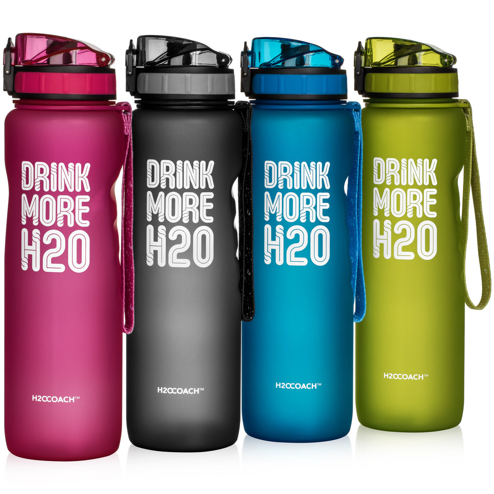 H2OCOACH Water Bottles - 1 Gallon, 64oz, 32oz (Stay Hydrated)